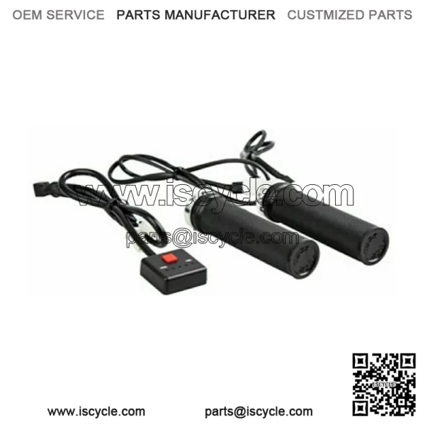 Lock-On Heated Grip Kit & Thumb Warmer Atv Polaris Honda Suzuki Can Am - Image 2