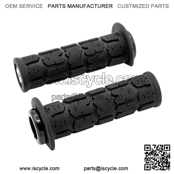 ODI Rogue Lock on Grips Black For YFZ KFX 450R 450 400EX LTZ 400 TRX450R ATC250 (For: Yamaha)