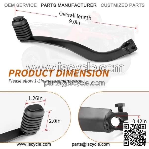 Foreman 400 450 TRX400FW TRX450S FM for Honda Gear Shifter Shift Lever Pedal New - Image 3