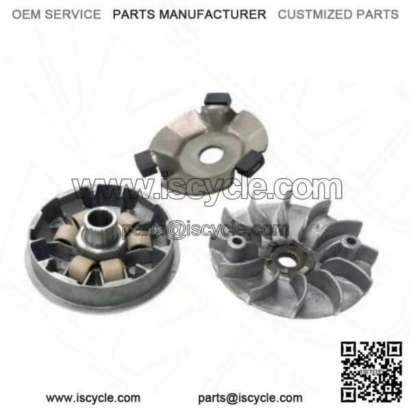 Drive Belt Variator Pulley Roller Set For Lexmoto Diablo 125 Euro 5 LJ125T-9M-E5 - Image 2