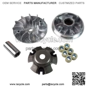 New Drive Belt Variator Pulley Roller Set for  Baotian Glow 125 BT125T-2