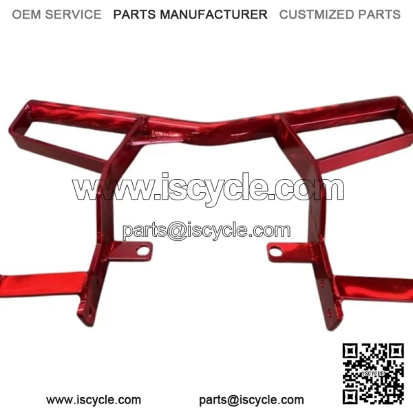 Yamaha Yfz 450r Grab Bar Bumper Rack Aluminum T6 09-25 Translucent Red - Image 3