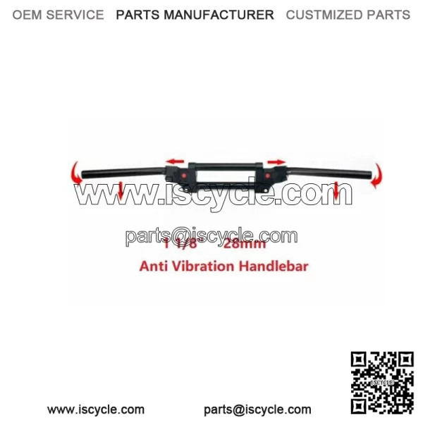 28mm 1 1/8" Adjustable ATV Handlebar Anti Vibration Banshee Raptor 350 660 700 (For: Honda)