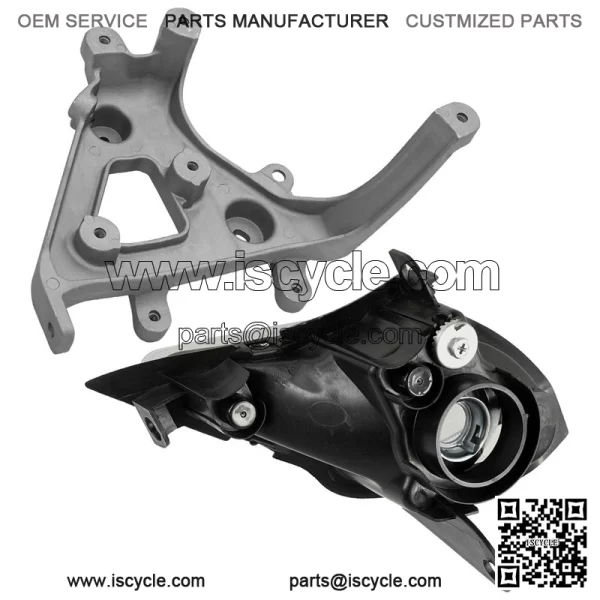 Front Fender Right Headlight & Bracket For Yamaha Raptor 700 YFM700 2006-2012 - Image 4