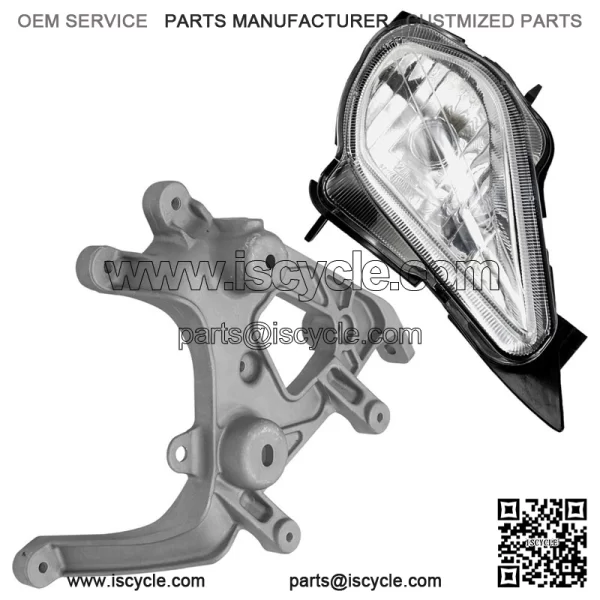 Front Fender Right Headlight & Bracket For Yamaha Raptor 700 YFM700 2006-2012 - Image 5