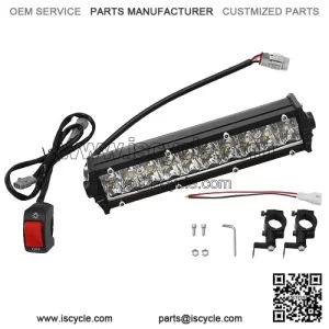 LED Headlight Light Bar + Switch For Yamaha Raptor 700 R 125 250 Banshee Blaster
