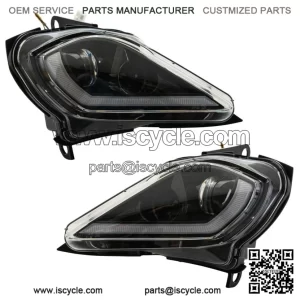 LED Headlight Full Replacement Housings For Yamaha Raptor 700 700R 2006-25