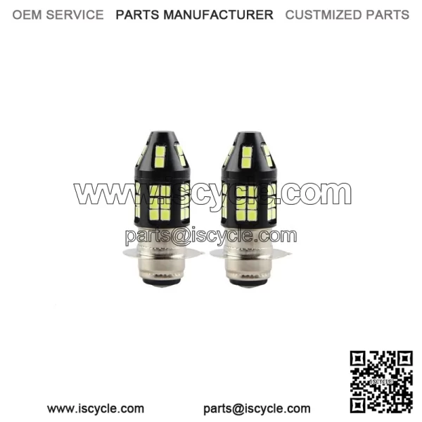 2pcs Headlight For Yamaha YFZ450 YFZ450R Raptor 700 700r LED Light Bulb 8000K - Image 2