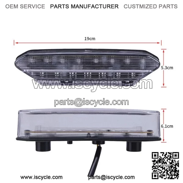 New LED Tail Light Taillight for 2006-2009 YAMAHA YFZ450 YFZ 450 5TG-84710-21-00 - Image 2