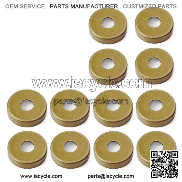 12X Front A Arm Bushing & Seal Caps Kit for Yamaha YFZ450 YFZ450R YFZ450X 04-22 - Image 2