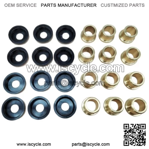 12PCS A-Arm Bushings & Dust Cover Caps Kit for Yamaha YFZ450 YFZ450R YFZ450X - Image 3