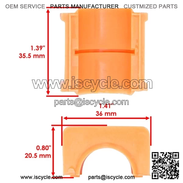 Polaris Scrambler 500 1997-2000 Steering Post Upper/Lower Bushings - Image 3
