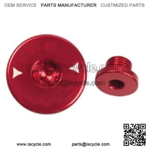 Billet Aluminum Engine Plug Kit Plugs Red HONDA TRX300EX TRX400EX TRX450R