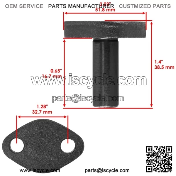 180905M1 Hydraulic Pump Support Pin For Massey Ferguson 135 150 165 175 35 35X - Image 2