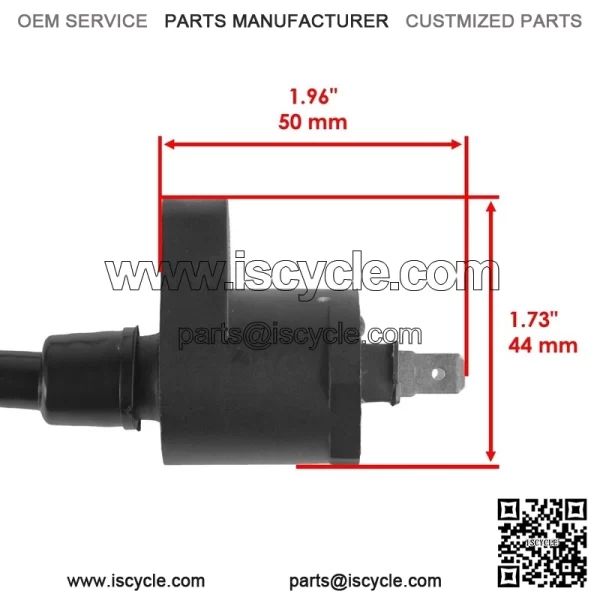 Ignition Coil & Spark Plug Cap Boot for Honda TRX250X 2009 2011-2014 2016-2024 - Image 2