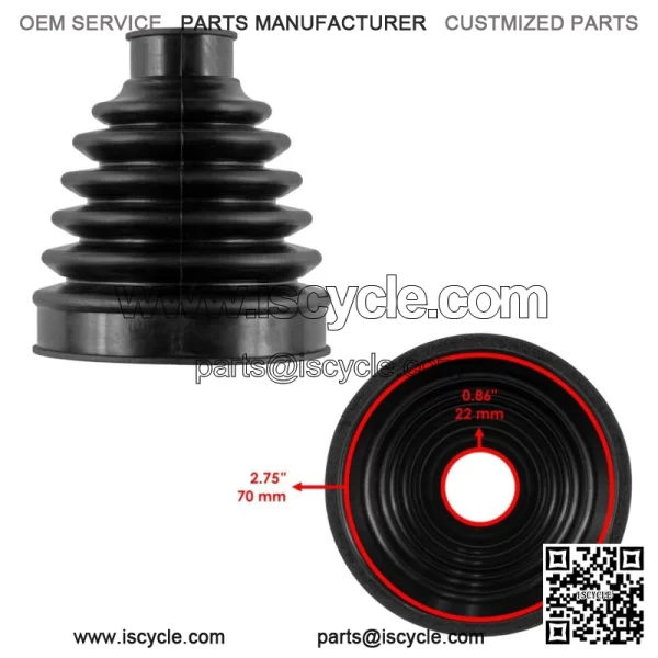 Rear Inner CV Joint Axle Boot For Honda Pioneer 700 SXS700M2 2023-2025 - Image 2