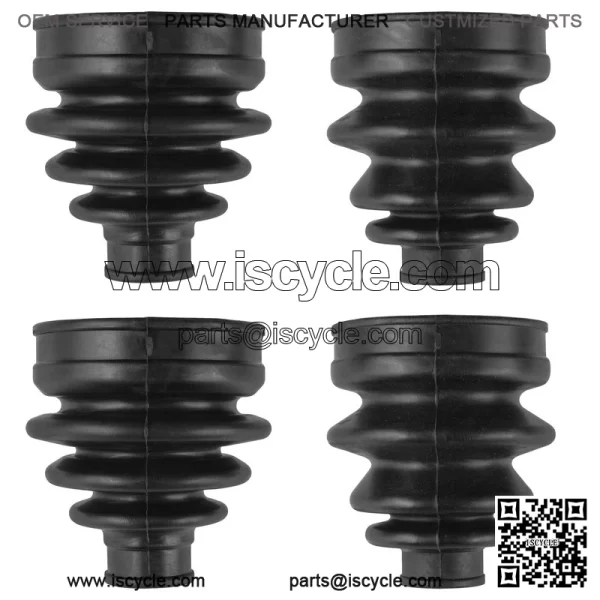2 Front Inner Outer Axle CV Boot Kit For Honda TRX450ES TRX450S Foreman 98-01 - Image 5