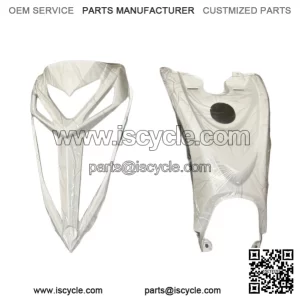 13-25 Raptor 700 OEM GRILL NOSE CONE GAS TANK COVER WHITE PLASTICS