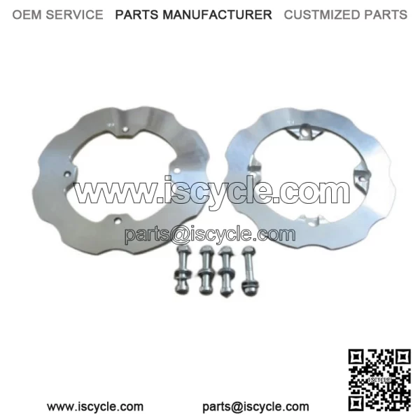Aluminum Dual Sprocket Guard Yamaha YFZ450 YFZ 450 Year 2006-14 - Image 2