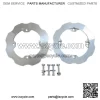 New Aluminum Dual Sprocket Guard Yamaha YFZ450R / YFZ450X  Year 2009 - Up