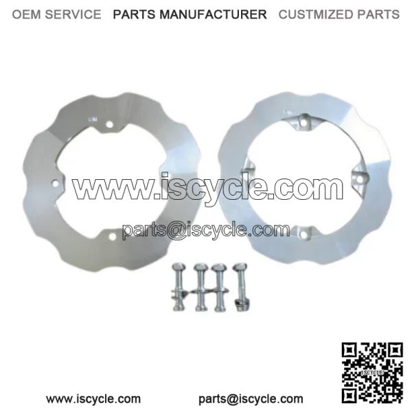New Aluminum Dual Sprocket Guard Yamaha YFZ450R / YFZ450X  Year 2009 - Up