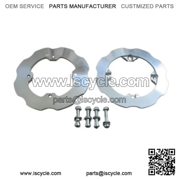 New Aluminum Dual Sprocket Guard Yamaha YFZ450R / YFZ450X  Year 2009 - Up - Image 2