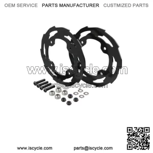 For Yamaha YFZ450R ATV Rear Dual Sprocket Guard Chain Cover Protection 2009-2023
