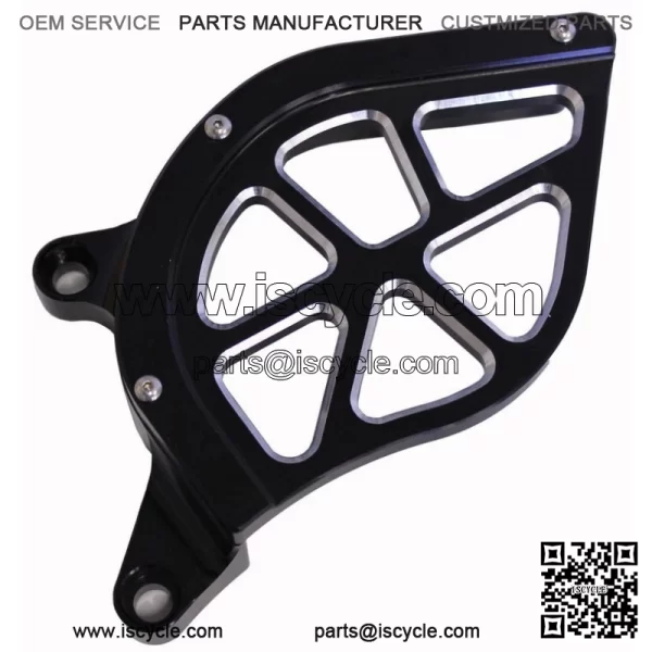 YAMAHA YFZ 450R, 450X ENGINE CASE SAVER & FRONT SPROCKET COVER 2009-2024 BLACK - Image 2