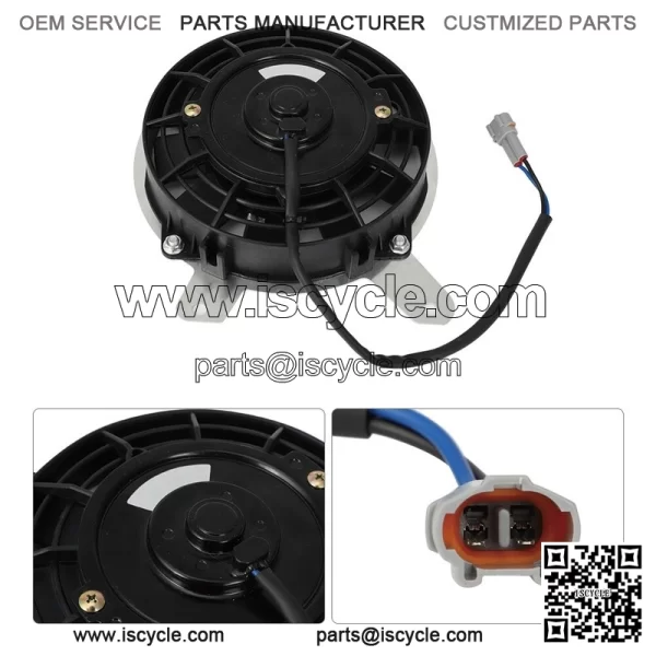 FOR YAMAHA YFZ450 R/X HIGH PERFORMANCE COOLING FAN (2009-2013) 18P-12405-00 - Image 3