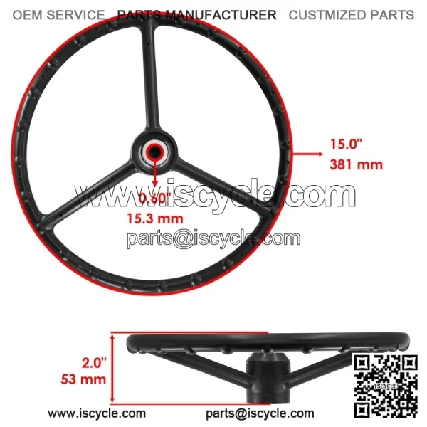 5088778 Steering Wheel For New Holland / Fiat 480 54C JUNIOR - Image 2