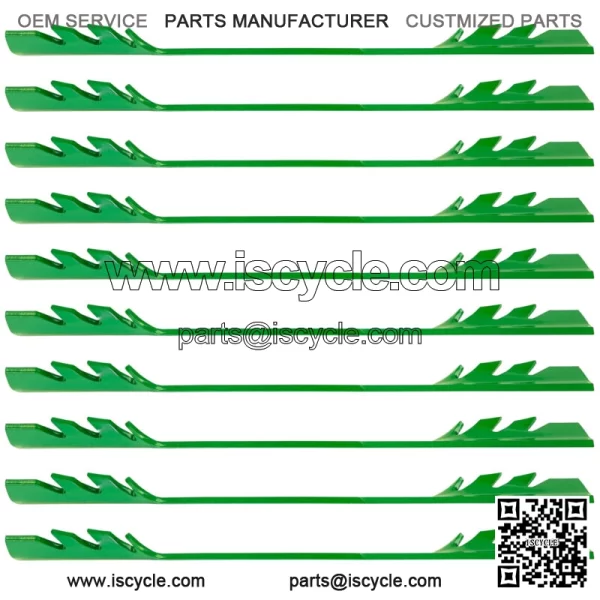 038-6081-00 038608100 61" Deck Gator Blades for Bad Boy 21" Blade Powder Coated - Image 4