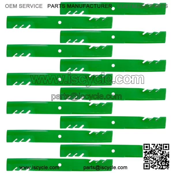038-6081-00 038608100 61" Deck Gator Blades for Bad Boy 21" Blade Powder Coated - Image 5