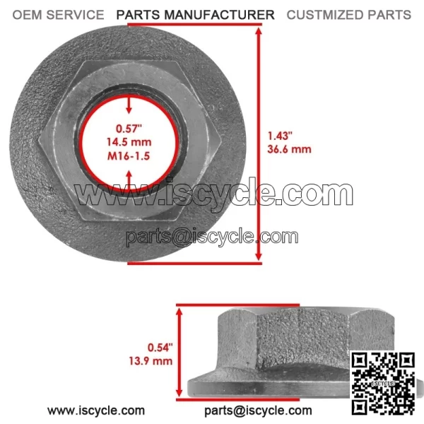 112-0316 112-0330 50" Deck Blade & Nut For Toro LX500 SL500 GT2100 GT2200 - Image 3