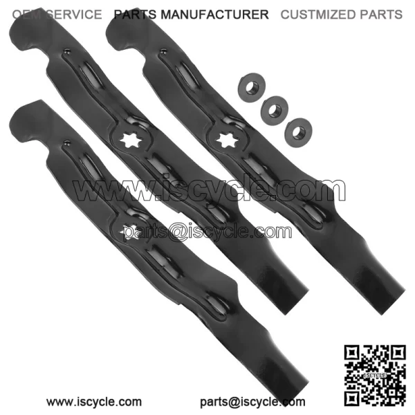 112-0316 112-0330 50" Deck Blade & Nut For Toro LX500 SL500 GT2100 GT2200 - Image 4