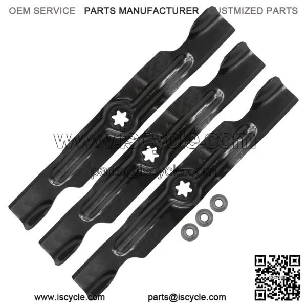 112-0316 112-0330 50" Deck Blade & Nut For Toro LX500 SL500 GT2100 GT2200 - Image 5