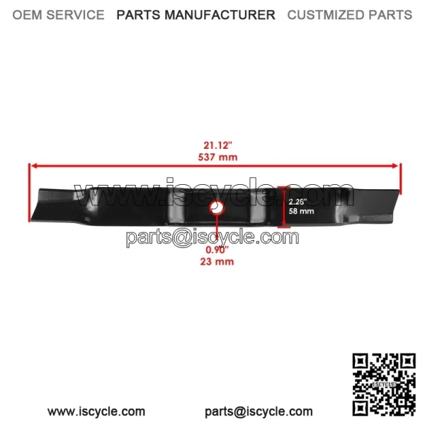 095100E701 95100E701MA 95100E701 95100 42" Deck Blade For Murray - Image 2