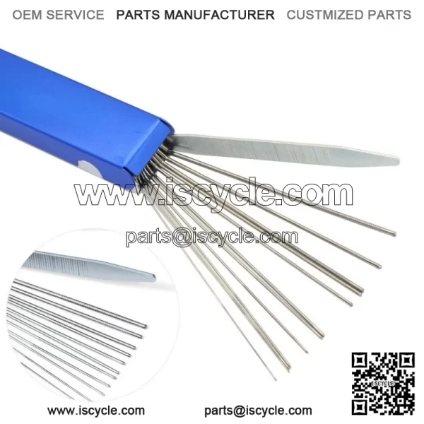 Carburetor Cleaning Kit Carb Dirt Jet Cleaner Tools 20 Needle 13 Wires Brush - Image 3