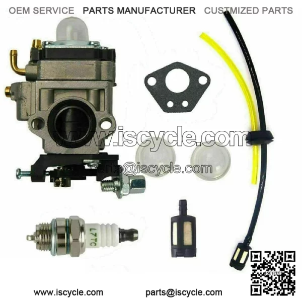 Carburetor Kit For 43cc 52cc 49cc Brushcutter Strimmer Cutter Chainsaw Carb