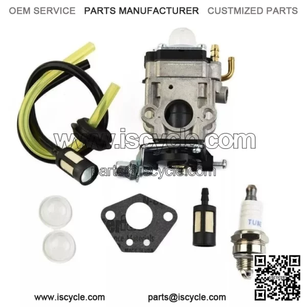 Carburetor Kit For 43cc 52cc 49cc Brushcutter Strimmer Cutter Chainsaw Carb - Image 2
