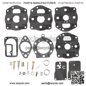 Carburetor Kit For Briggs & Stratton 694056 491539 422447 40A777 42A707 655CC