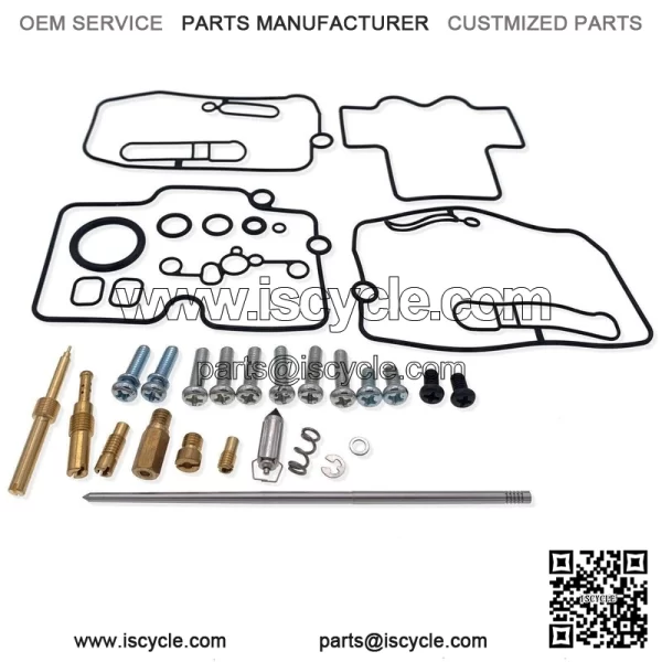 For Honda TRX450R TRX450ER Carburetor Repair Carb Rebuild Repair kit 2006-2014 - Image 2