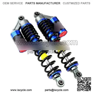 PERFORMANCE FRONT AIR SHOCKS ABSORBER PAIR SET FOR YAMAHA YFZ450 ATV BLUE NITRO