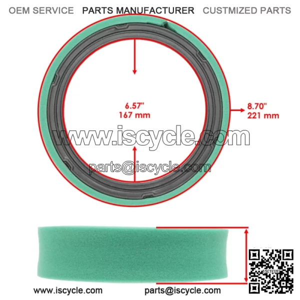 HE1402628 HE140-2628 Air & Fuel Filter For John Deere 316 318 420 - Image 2