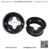 BLACK A5 10" 3+2 FRONT ALUMINUM ROLLED LIP WHEELS RIMS YFZ450 YFZ450R RAPTOR