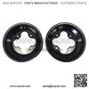 BLACK A5 10" 3+2 FRONT ALUMINUM ROLLED LIP WHEELS RIMS YFZ450 YFZ450R RAPTOR - Image 2