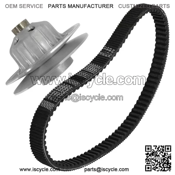 49094-0045 Clutch Converter Aramid Belt For Kawasaki Mule 3000 3010 KAF620 01-08 - Image 5