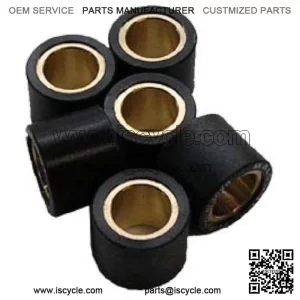 GY6-50 Scooter Clutch Roller Weight Set 16x13 (6.5g) Stock QMB139 49cc
