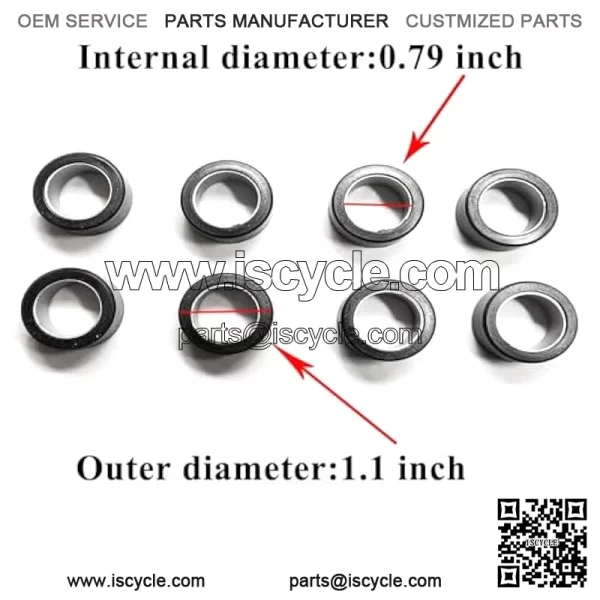 Hisun Clutch Roller Weights 18 Grams 8 Pack Replacement for Hisun UTV ATV 450 500 550 700 750 Coleman Axis Bennche Cub Cadet Replacement for YAMAHA RHINO 660 07-12 GRIZZLY 550 660 700 04-07 - Image 3