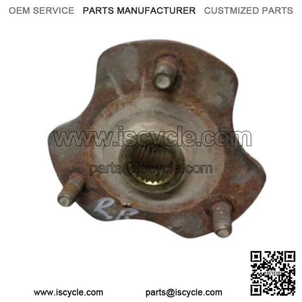 1986 86 YAMAHA YFM200 YFM 200 ATV FOUR WHEELER BODY REAR RIGHT WHEEL HUB - Image 2