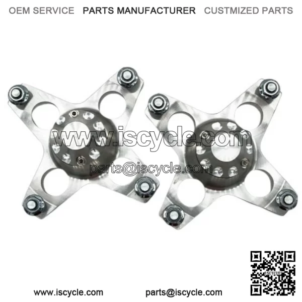 LSR Billet Front Wheel Hubs Set Yamaha Raptor 700 YFZ450 YFZ450R - Image 2